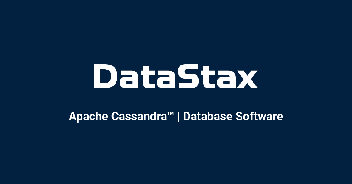 Apache Cassandra™ Database Software Datastax 3533